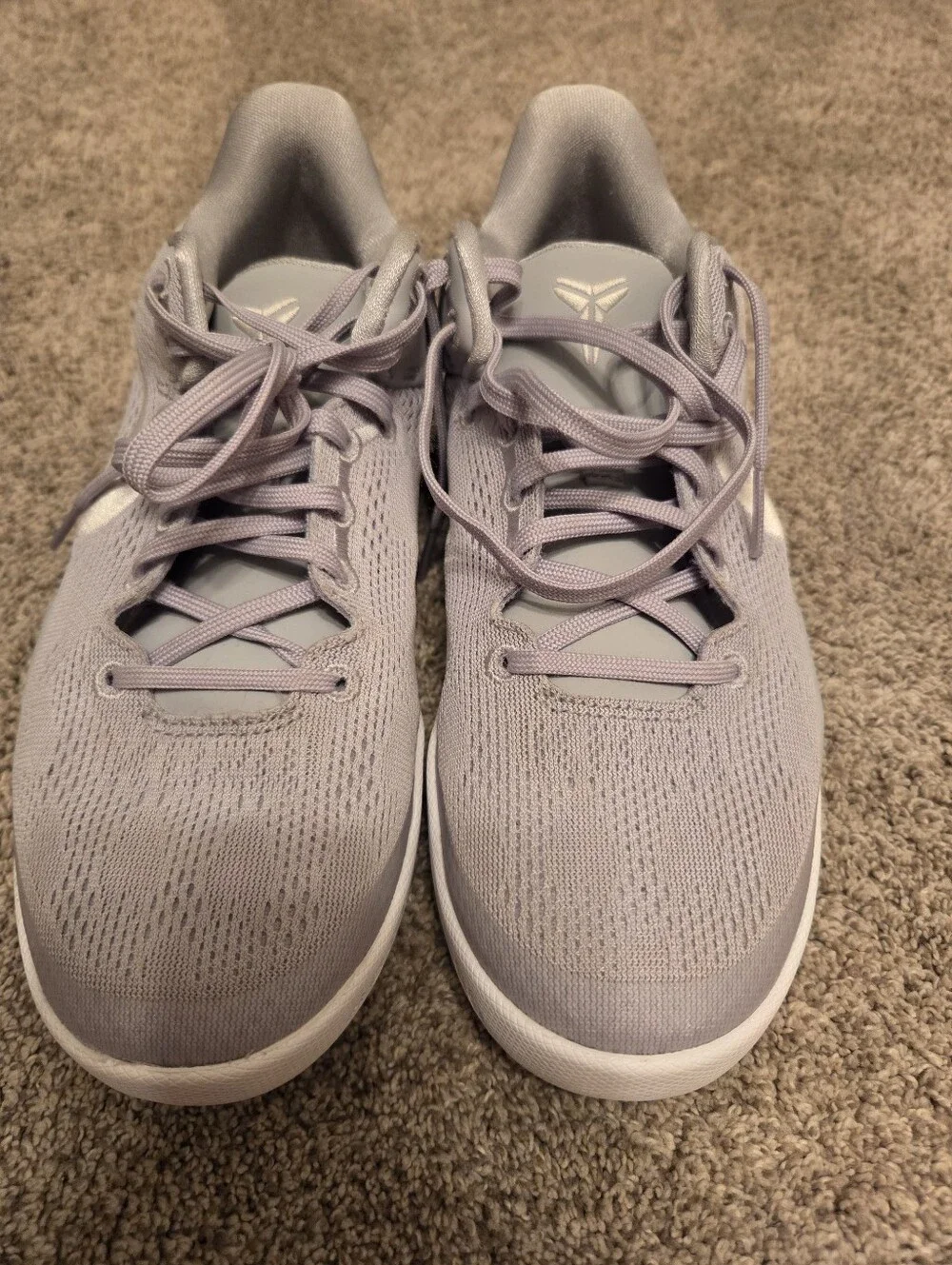 Nike Kobe Youth Grey Basketball Shoes